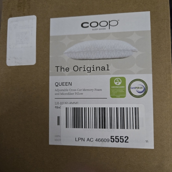 Coop Home Goods Original Adjustable Pillow, Queen Size - Picture 6 of 6